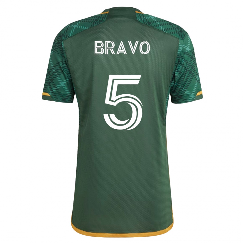 Kinderen Claudio Bravo #5 Groente Thuisshirt Thuistenue 2023/24 T-Shirt
