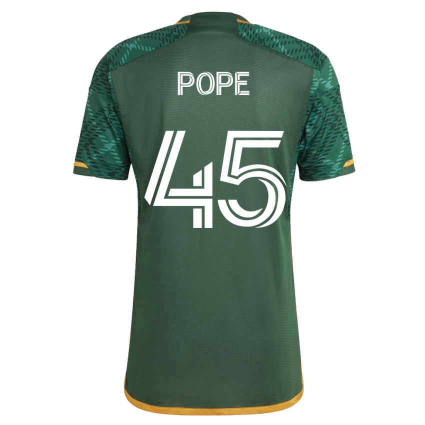 Kinderen Blake Pope #45 Groente Thuisshirt Thuistenue 2023/24 T-Shirt