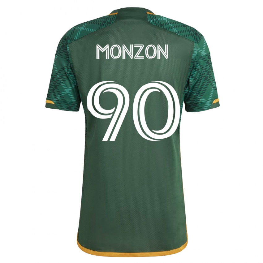 Kinderen Florián Monzón #90 Groente Thuisshirt Thuistenue 2023/24 T-Shirt