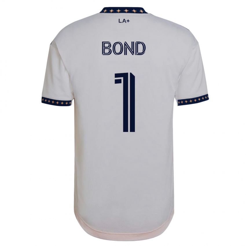 Kinderen Jonathan Bond #1 Wit Thuisshirt Thuistenue 2023/24 T-Shirt