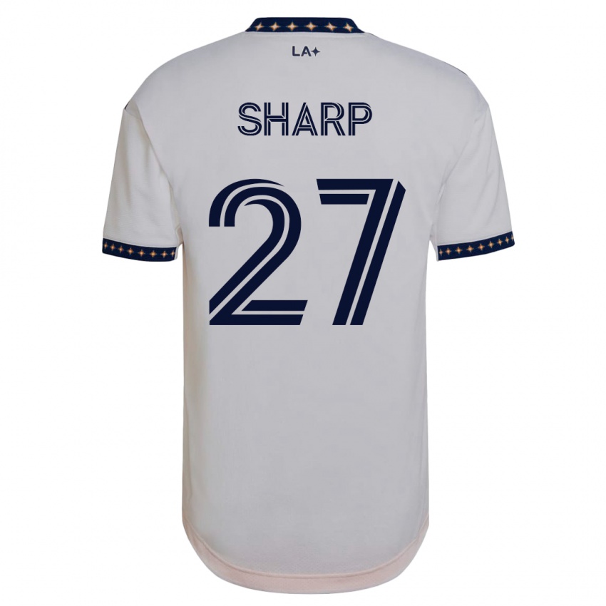 Kinderen Billy Sharp #27 Wit Thuisshirt Thuistenue 2023/24 T-Shirt