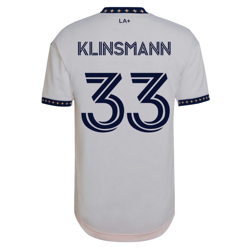 Kinderen Jonathan Klinsmann #33 Wit Thuisshirt Thuistenue 2023/24 T-Shirt