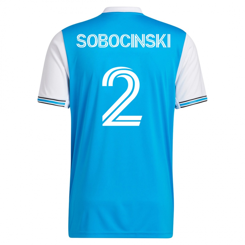 Kinderen Jan Sobocinski #2 Blauw Thuisshirt Thuistenue 2023/24 T-Shirt
