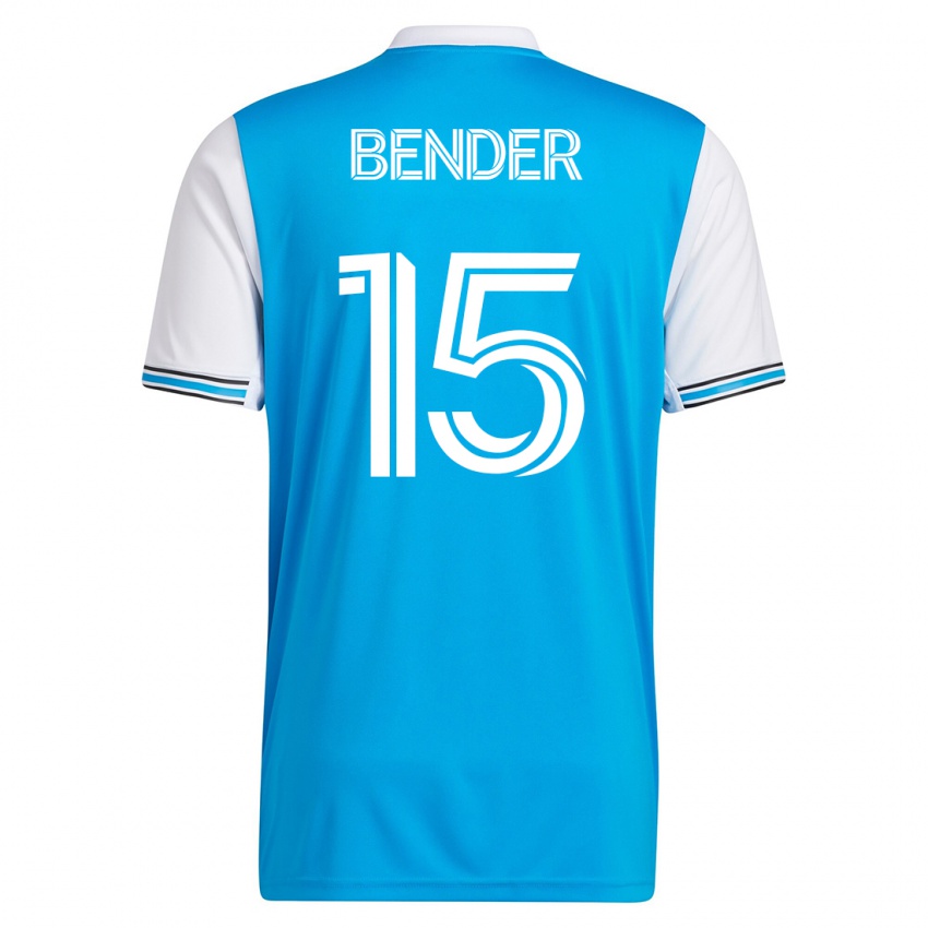 Kinderen Ben Bender #15 Blauw Thuisshirt Thuistenue 2023/24 T-Shirt