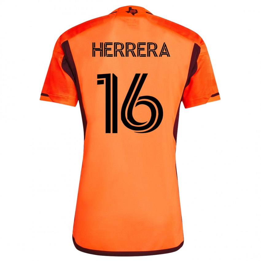 Kinderen Hector Herrera #16 Oranje Thuisshirt Thuistenue 2023/24 T-Shirt