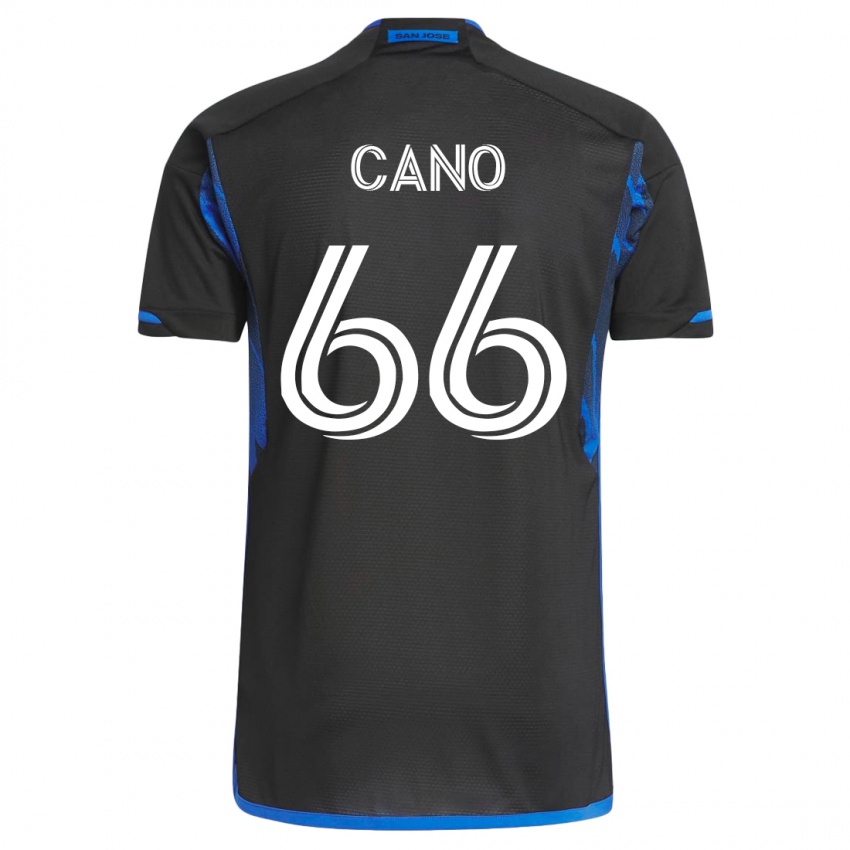 Kinderen Alejandro Cano #66 Blauw Zwart Thuisshirt Thuistenue 2023/24 T-Shirt