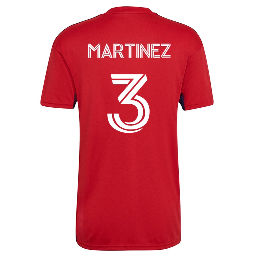 Kinderen José Antonio Martínez #3 Rood Thuisshirt Thuistenue 2023/24 T-Shirt