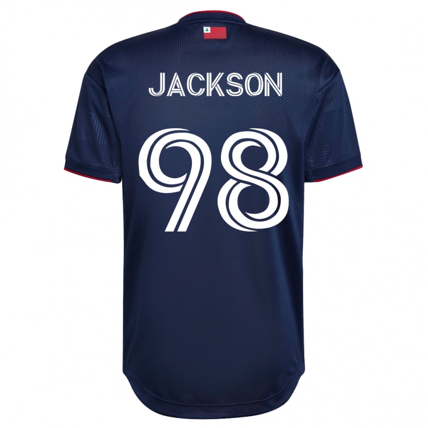 Kinderen Jacob Jackson #98 Marine Thuisshirt Thuistenue 2023/24 T-Shirt