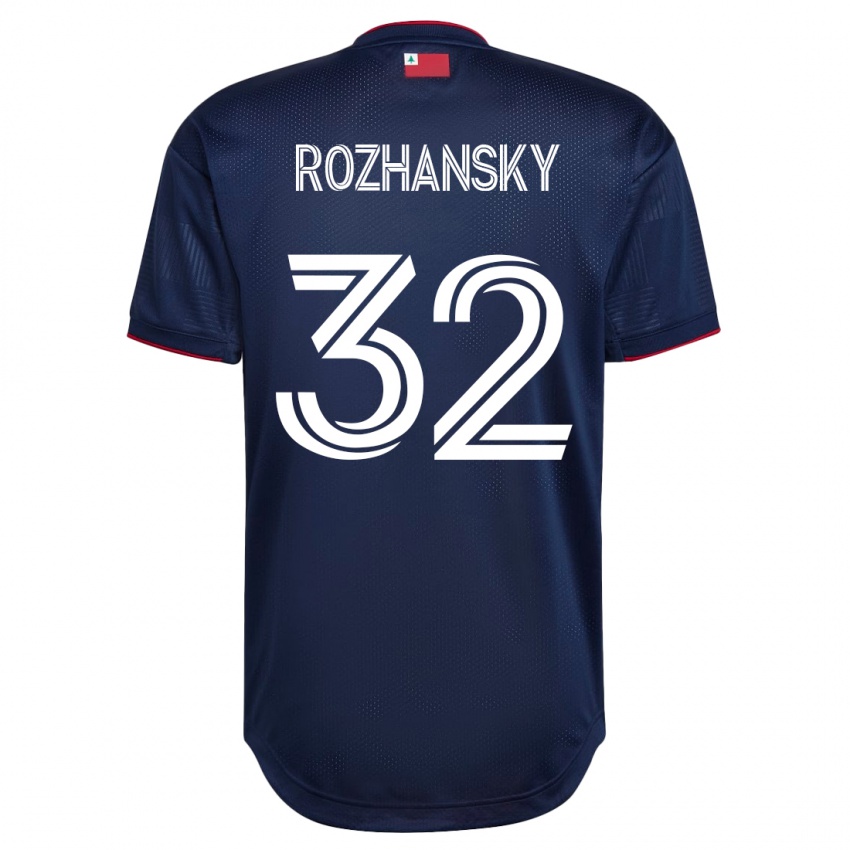 Kinderen Jake Rozhansky #32 Marine Thuisshirt Thuistenue 2023/24 T-Shirt