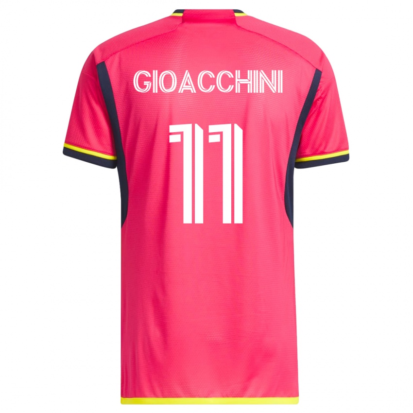 Kinderen Nicholas Gioacchini #11 Roze Thuisshirt Thuistenue 2023/24 T-Shirt