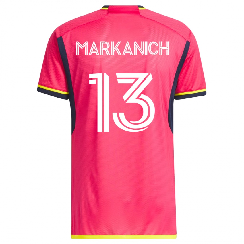 Kinderen Anthony Markanich #13 Roze Thuisshirt Thuistenue 2023/24 T-Shirt