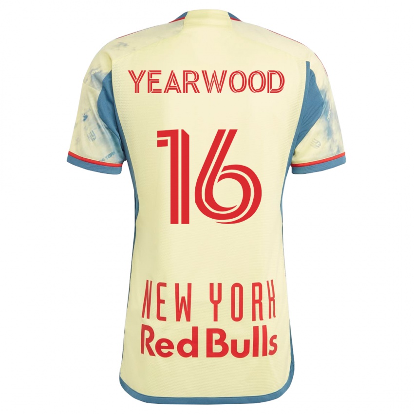 Kinderen Dru Yearwood #16 Geel Thuisshirt Thuistenue 2023/24 T-Shirt