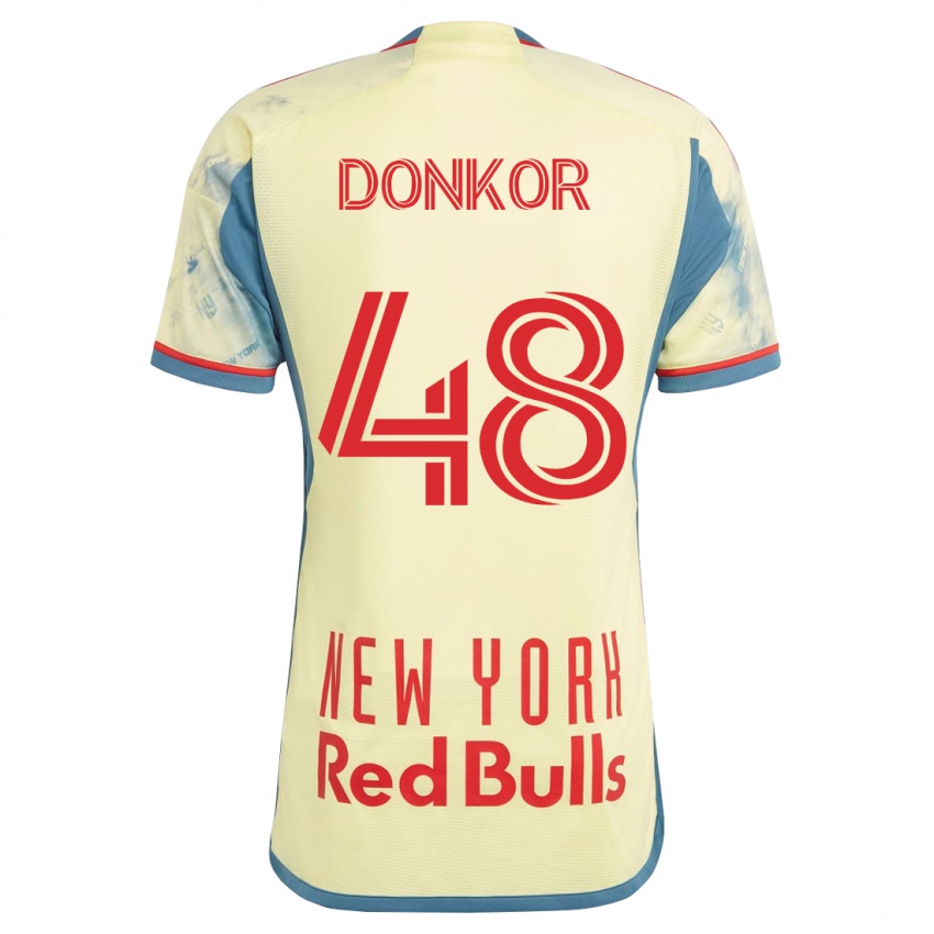 Kinderen Ronald Donkor #48 Geel Thuisshirt Thuistenue 2023/24 T-Shirt