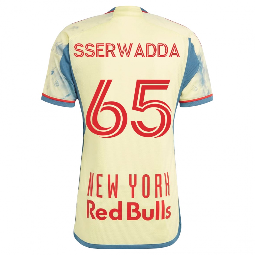 Kinderen Steven Sserwadda #65 Geel Thuisshirt Thuistenue 2023/24 T-Shirt