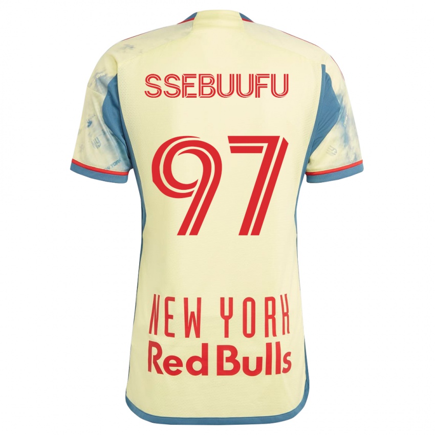 Kinderen Frank Ssebuufu #97 Geel Thuisshirt Thuistenue 2023/24 T-Shirt