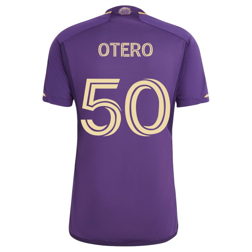 Kinderen Javier Otero #50 Viooltje Thuisshirt Thuistenue 2023/24 T-Shirt