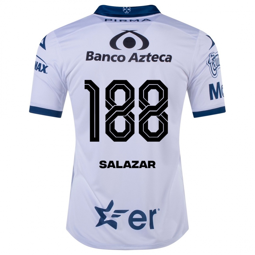 Kinderen Ronaldo Salazar #188 Wit Thuisshirt Thuistenue 2023/24 T-Shirt