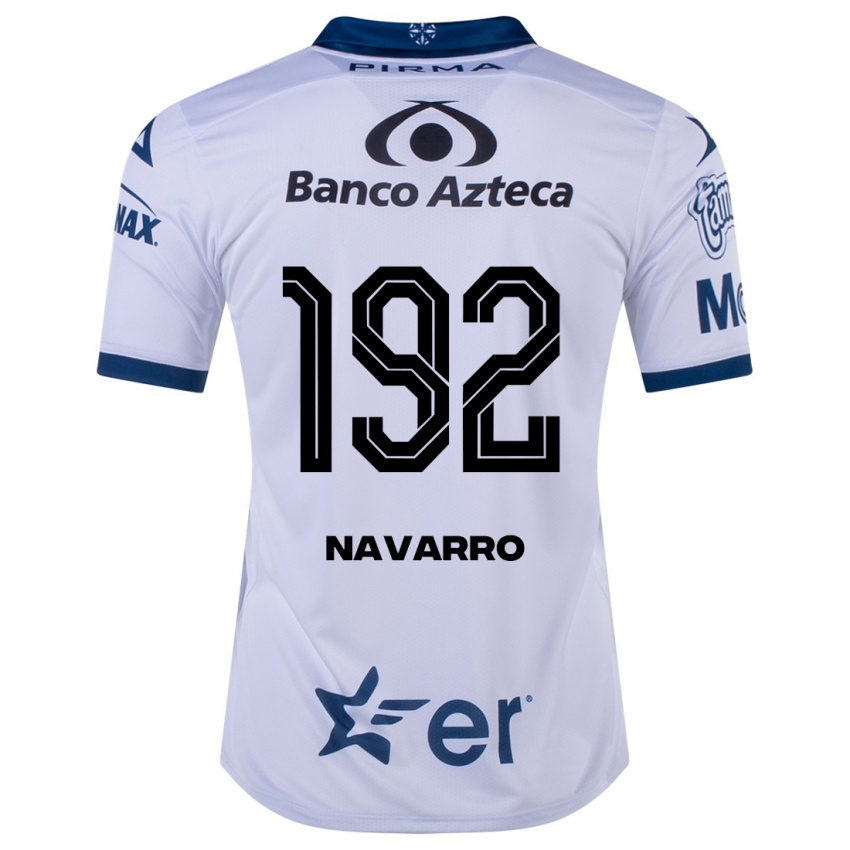 Kinderen Eduardo Navarro #192 Wit Thuisshirt Thuistenue 2023/24 T-Shirt