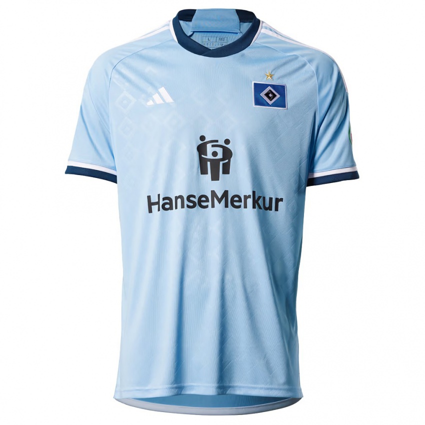 Kinderen Malte Brüning #12 Blauw Uitshirt Uittenue 2023/24 T-Shirt