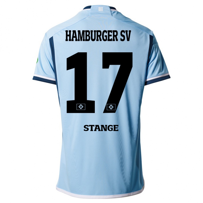 Kinderen Otto Stange #17 Blauw Uitshirt Uittenue 2023/24 T-Shirt