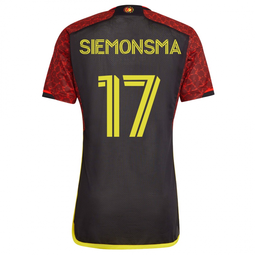 Kinderen Sianna Siemonsma #17 Oranje Uitshirt Uittenue 2023/24 T-Shirt