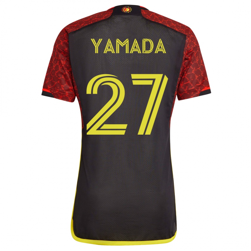 Kinderen Hikari Yamada #27 Oranje Uitshirt Uittenue 2023/24 T-Shirt