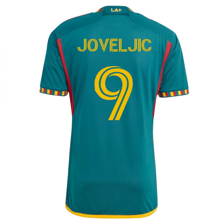 Kinderen Dejan Joveljic #9 Groente Uitshirt Uittenue 2023/24 T-Shirt