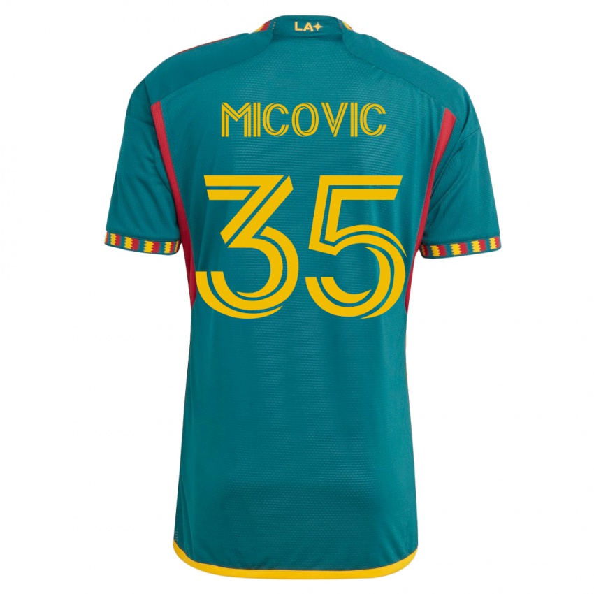 Kinderen Novak Micovic #35 Groente Uitshirt Uittenue 2023/24 T-Shirt