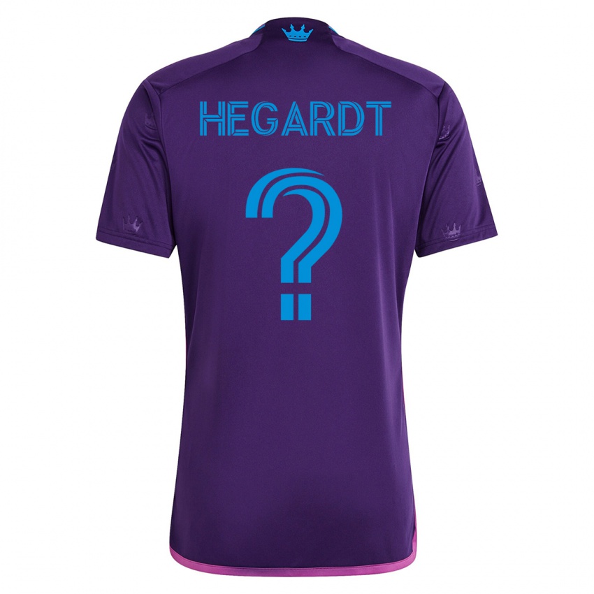 Kinderen Chris Hegardt #0 Viooltje Uitshirt Uittenue 2023/24 T-Shirt