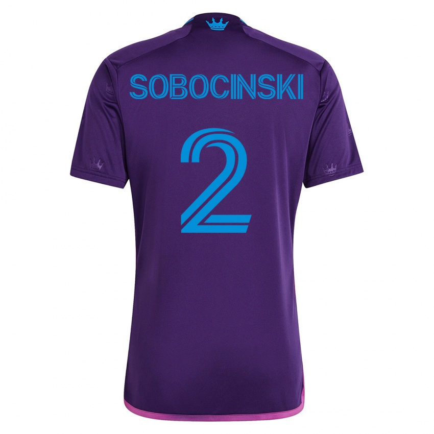 Kinderen Jan Sobocinski #2 Viooltje Uitshirt Uittenue 2023/24 T-Shirt