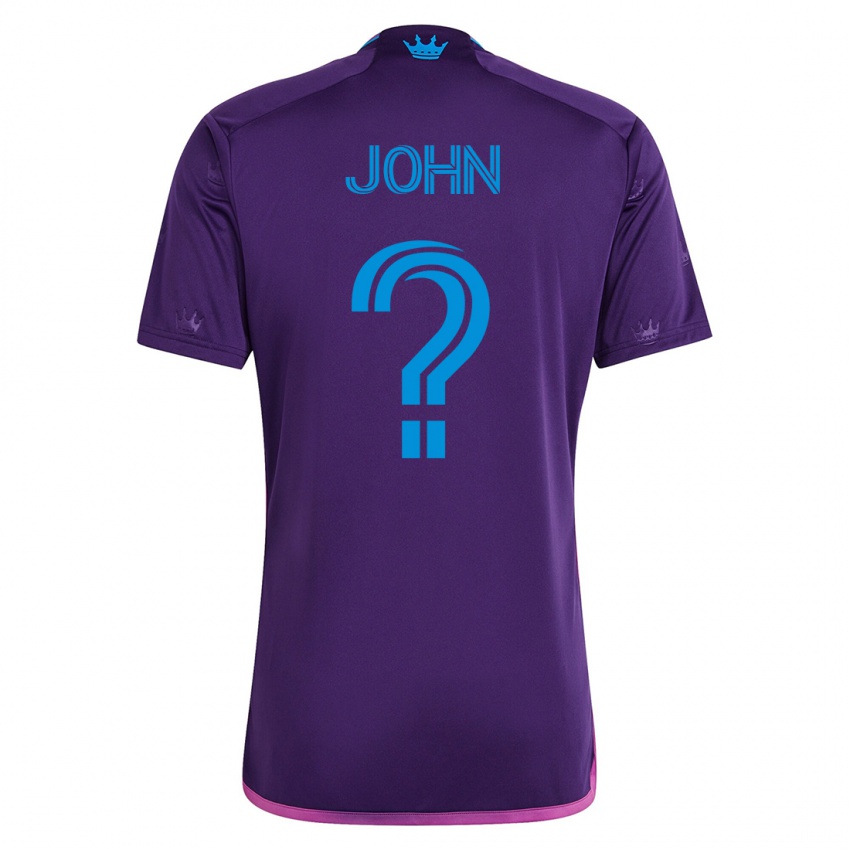 Kinderen Aron John #0 Viooltje Uitshirt Uittenue 2023/24 T-Shirt