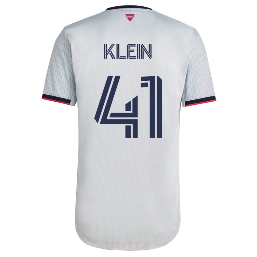 Kinderen Johnny Klein #41 Wit Uitshirt Uittenue 2023/24 T-Shirt