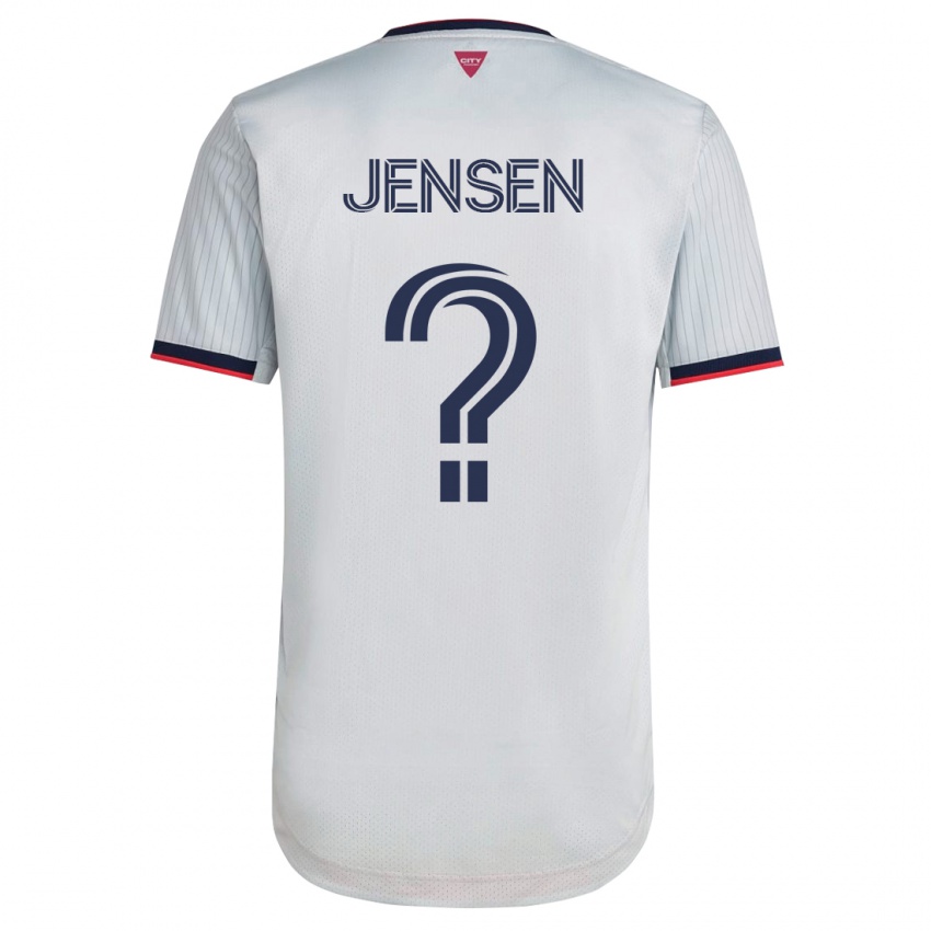 Kinderen Isak Jensen #0 Wit Uitshirt Uittenue 2023/24 T-Shirt