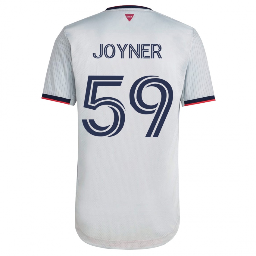 Kinderen Mykhi Joyner #59 Wit Uitshirt Uittenue 2023/24 T-Shirt