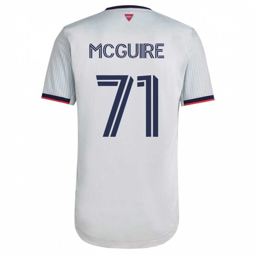 Kinderen Nolan Mcguire #71 Wit Uitshirt Uittenue 2023/24 T-Shirt