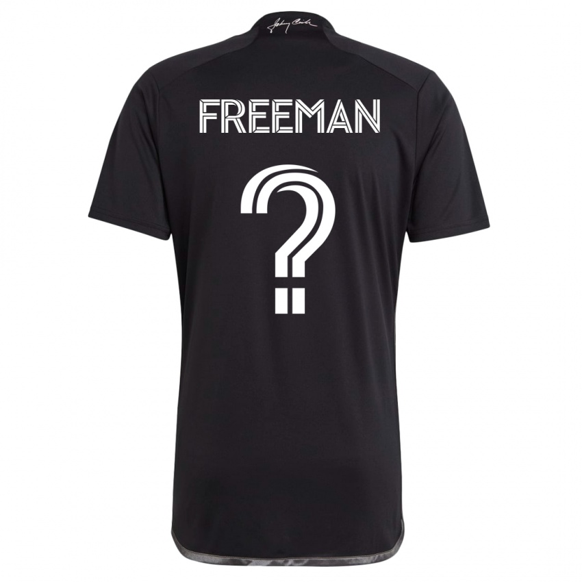 Kinderen Tyler Freeman #0 Zwart Uitshirt Uittenue 2023/24 T-Shirt