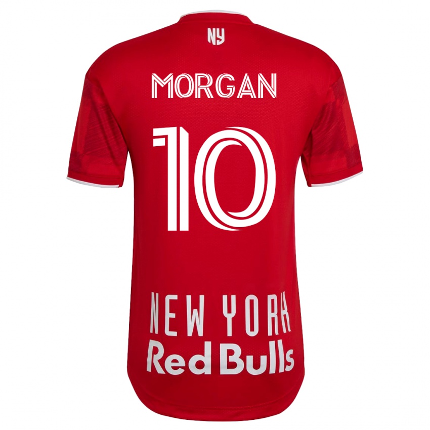 Kinderen Lewis Morgan #10 Beige-Gouden Uitshirt Uittenue 2023/24 T-Shirt