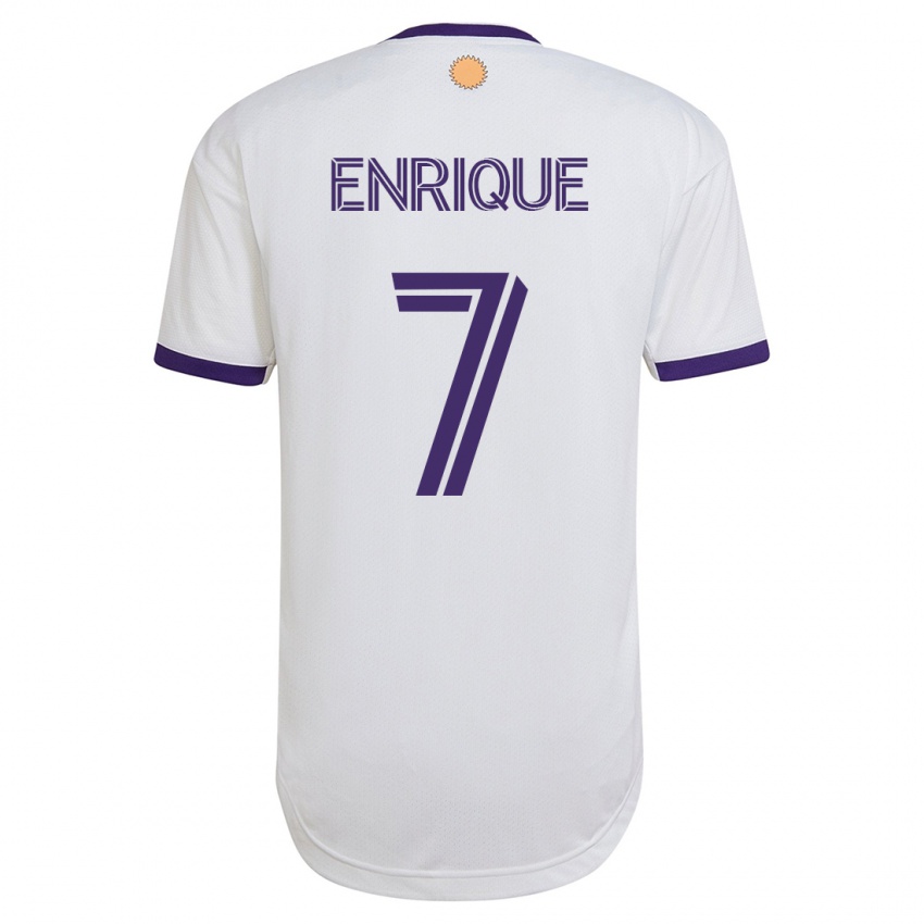 Kinderen Ramiro Enrique #7 Wit Uitshirt Uittenue 2023/24 T-Shirt