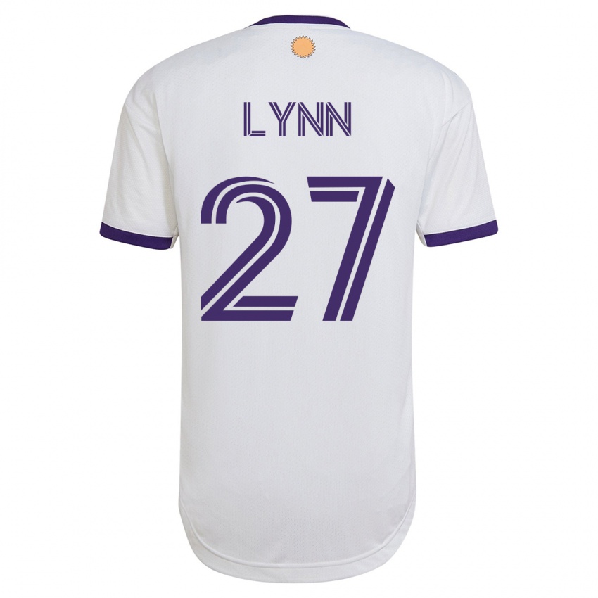 Kinderen Jack Lynn #27 Wit Uitshirt Uittenue 2023/24 T-Shirt