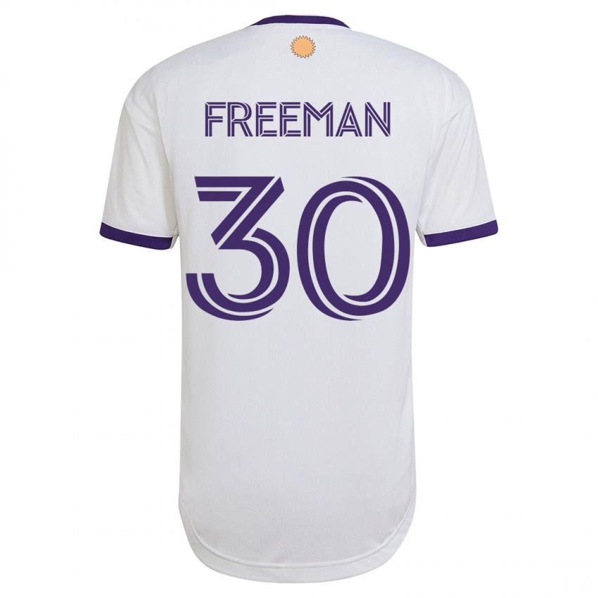 Kinderen Alex Freeman #30 Wit Uitshirt Uittenue 2023/24 T-Shirt