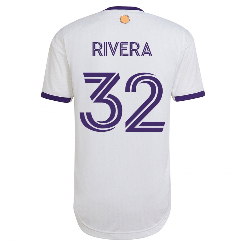 Kinderen Wilfredo Rivera #32 Wit Uitshirt Uittenue 2023/24 T-Shirt