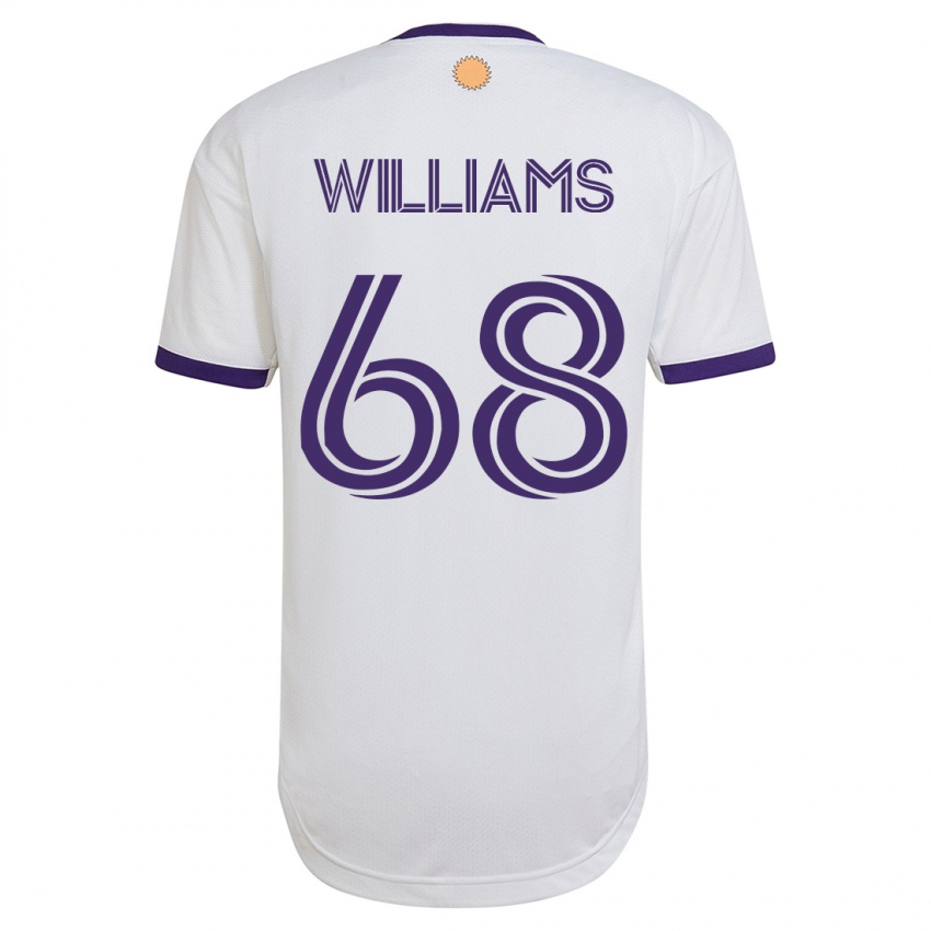 Kinderen Thomas Williams #68 Wit Uitshirt Uittenue 2023/24 T-Shirt