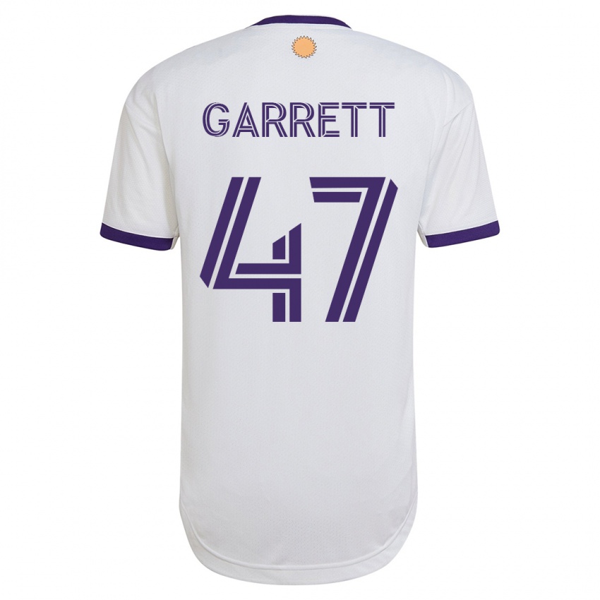 Kinderen Ian Garrett #47 Wit Uitshirt Uittenue 2023/24 T-Shirt