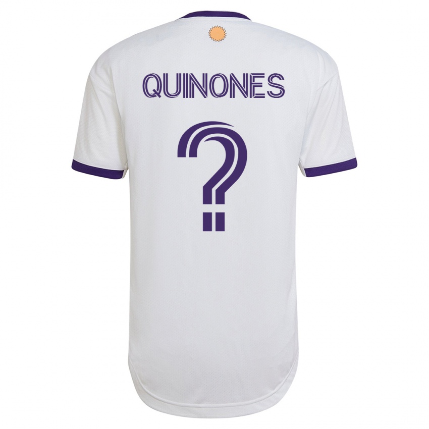 Kinderen Lucas Quiñones #0 Wit Uitshirt Uittenue 2023/24 T-Shirt