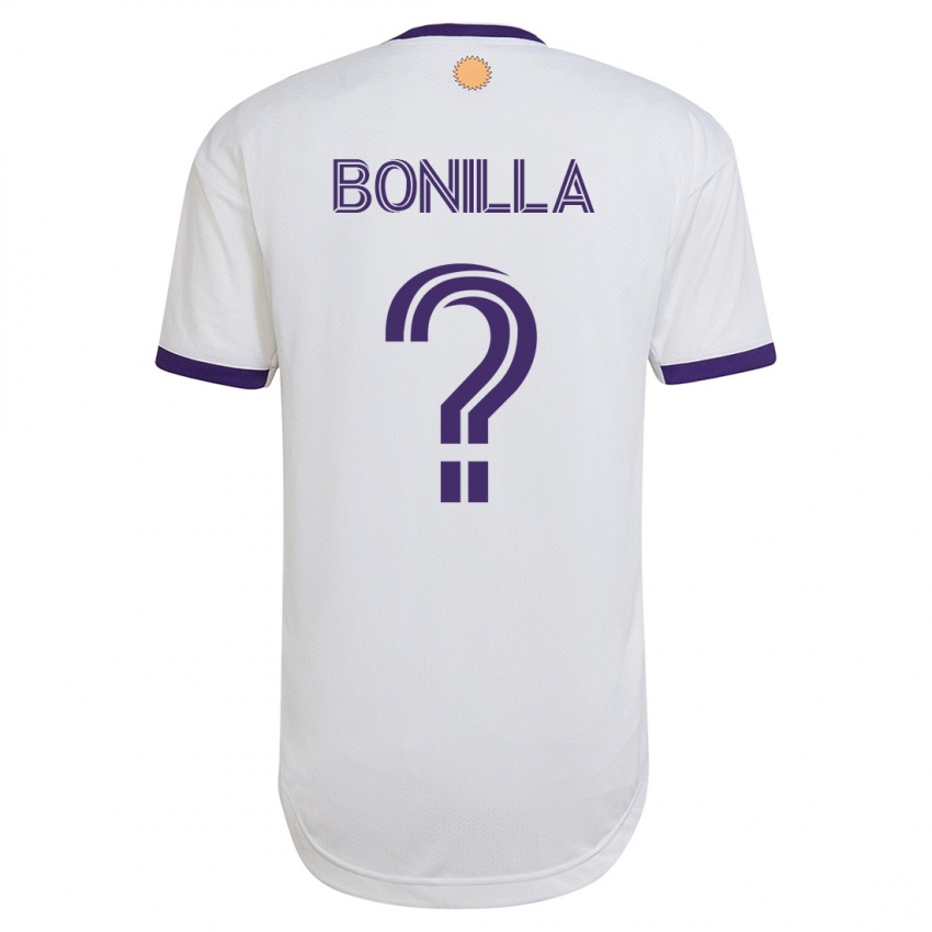 Kinderen Jarell Bonilla #0 Wit Uitshirt Uittenue 2023/24 T-Shirt