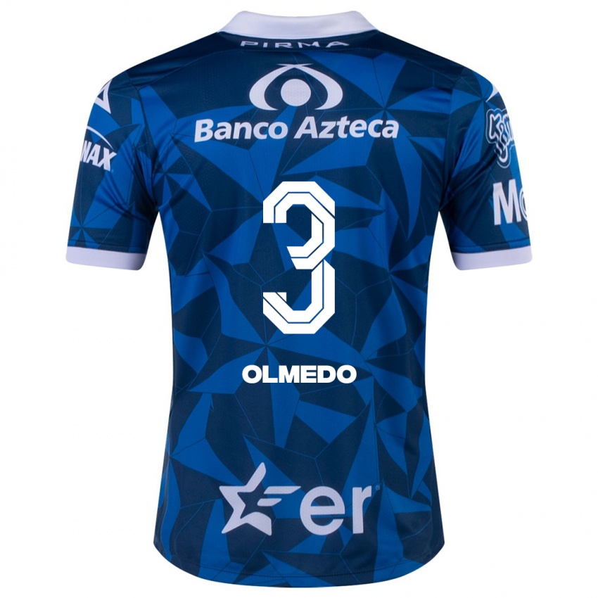 Kinderen Sebastián Olmedo #3 Blauw Uitshirt Uittenue 2023/24 T-Shirt