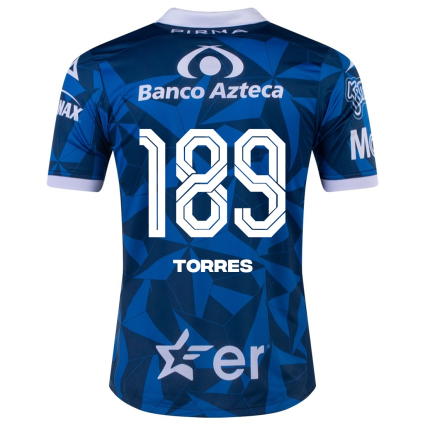 Kinderen Dylan Torres #189 Blauw Uitshirt Uittenue 2023/24 T-Shirt