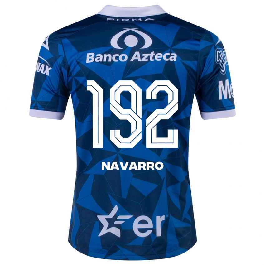 Kinderen Eduardo Navarro #192 Blauw Uitshirt Uittenue 2023/24 T-Shirt