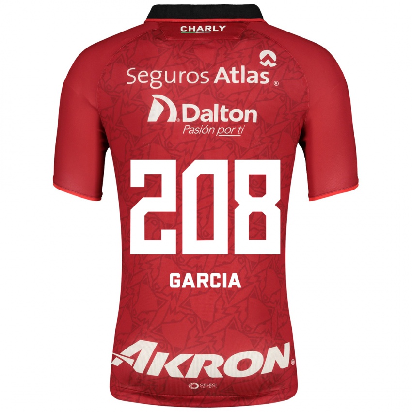 Kinderen Ángel García #208 Rood Uitshirt Uittenue 2023/24 T-Shirt