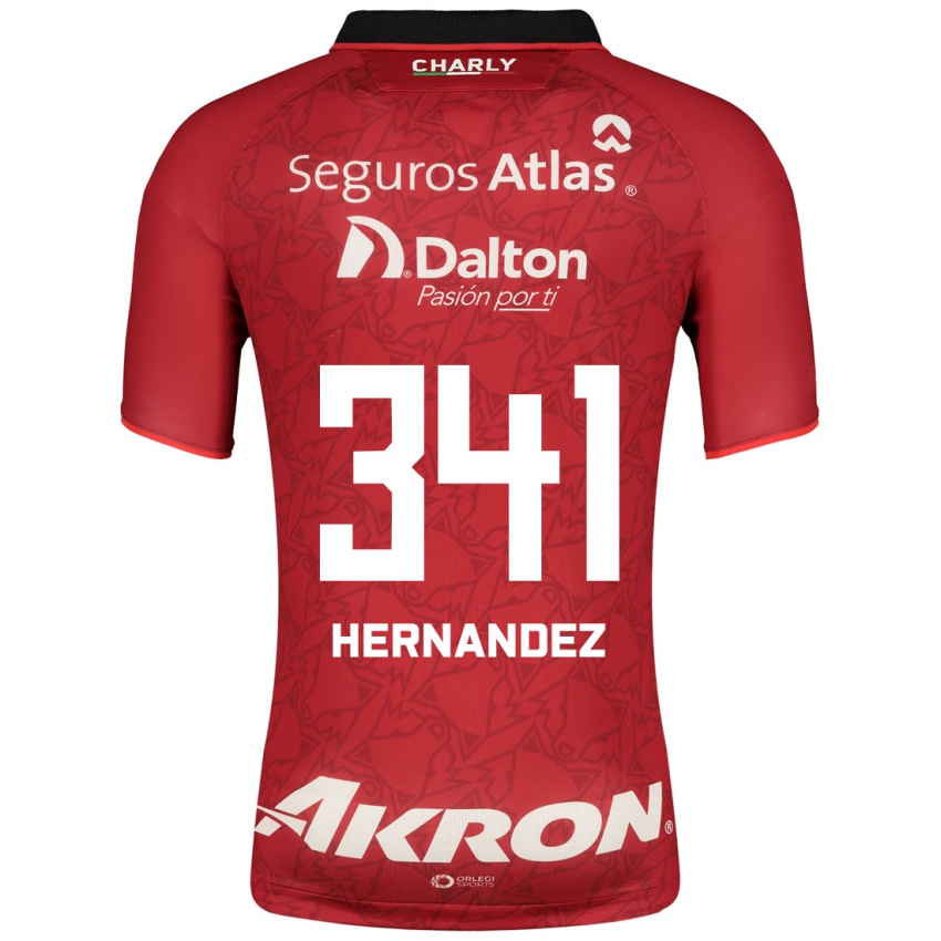 Kinderen Leonardo Hernández #341 Rood Uitshirt Uittenue 2023/24 T-Shirt